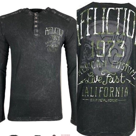 Affliction Henley - Picture 4 of 16